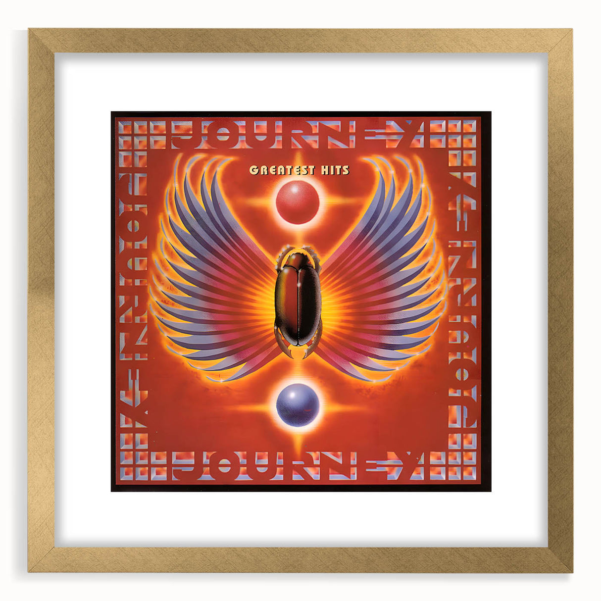 Retro Journey Greatest Hits Poster - Vintage Prints for Wall Art