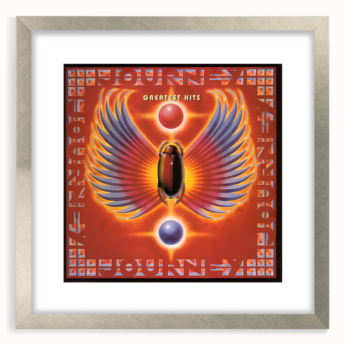 Retro Journey Greatest Hits Poster - Vintage Prints for Wall Art