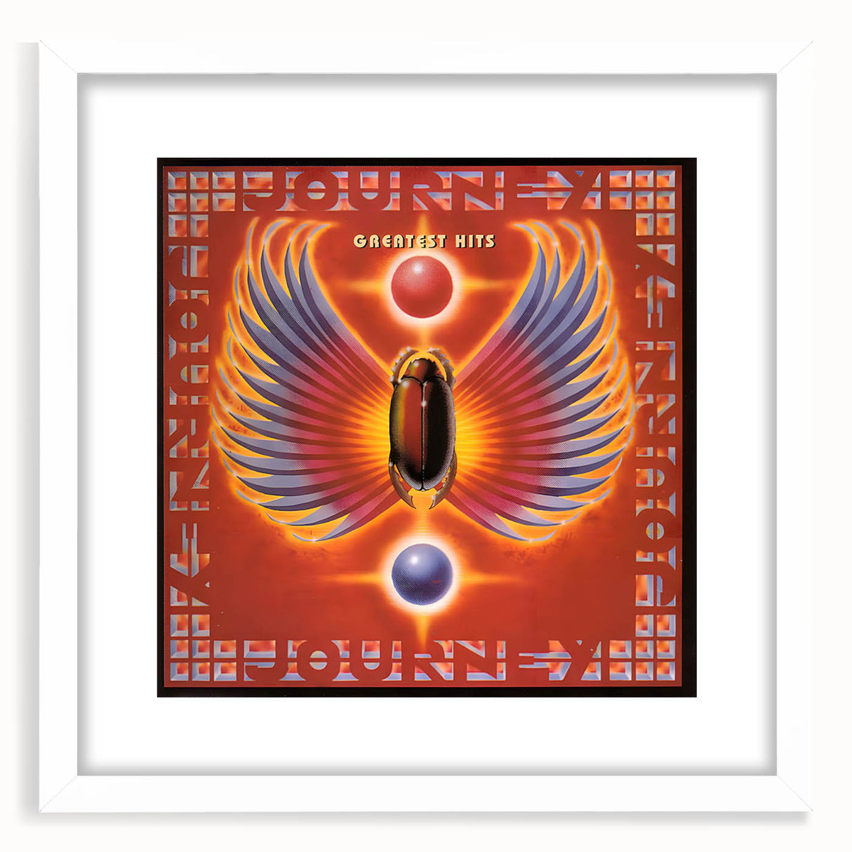 Retro Journey Greatest Hits Poster - Vintage Prints for Wall Art