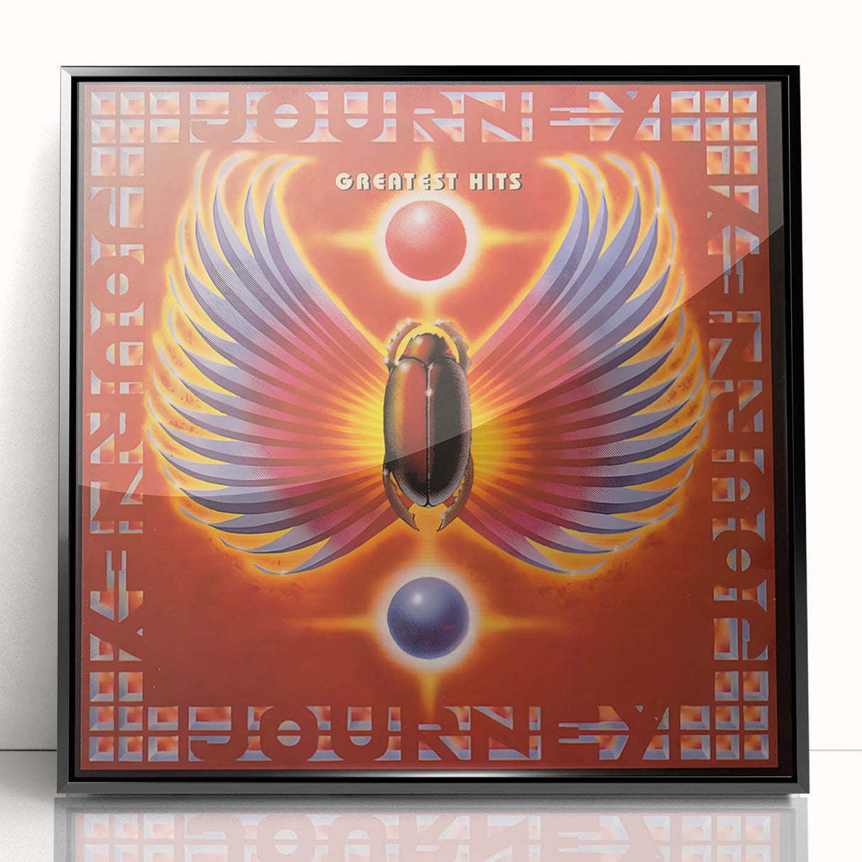 Retro Journey Greatest Hits Poster - Vintage Prints for Wall Art