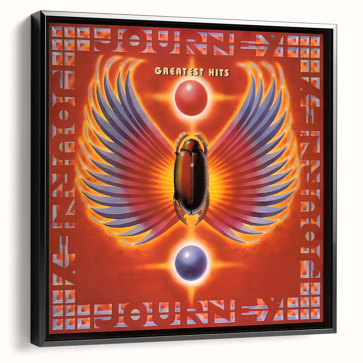 Retro Journey Greatest Hits Poster - Vintage Prints for Wall Art
