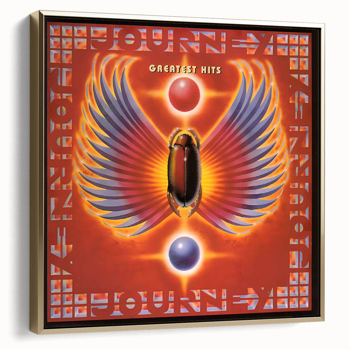Retro Journey Greatest Hits Poster - Vintage Prints for Wall Art