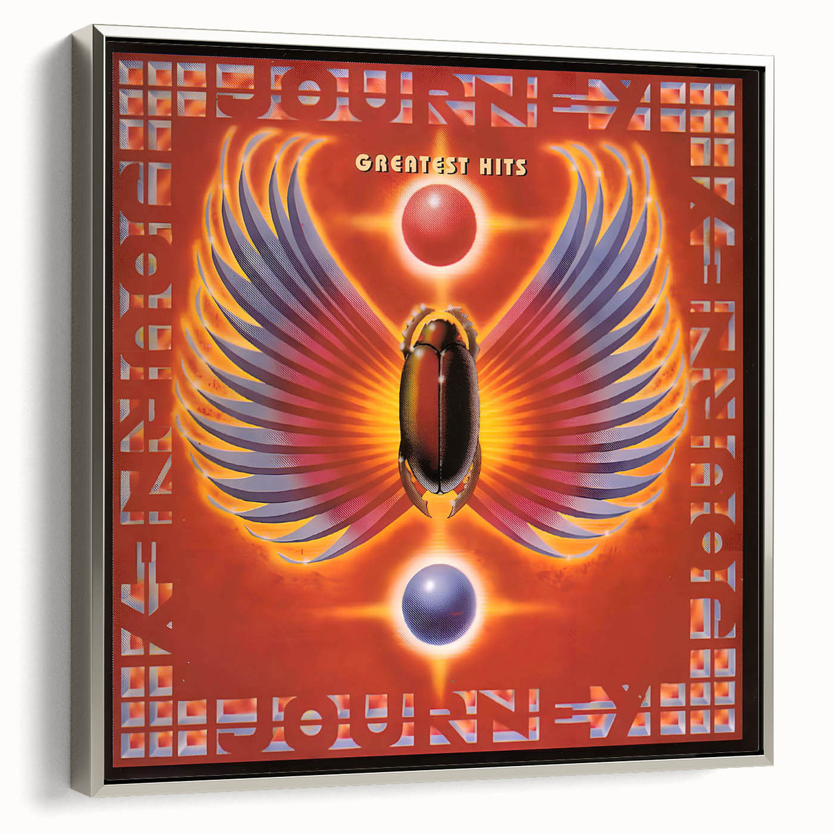 Retro Journey Greatest Hits Poster - Vintage Prints for Wall Art