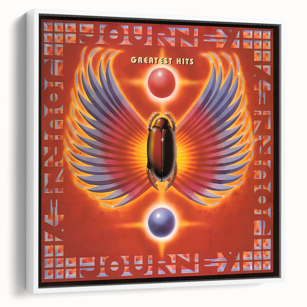 Retro Journey Greatest Hits Poster - Vintage Prints for Wall Art