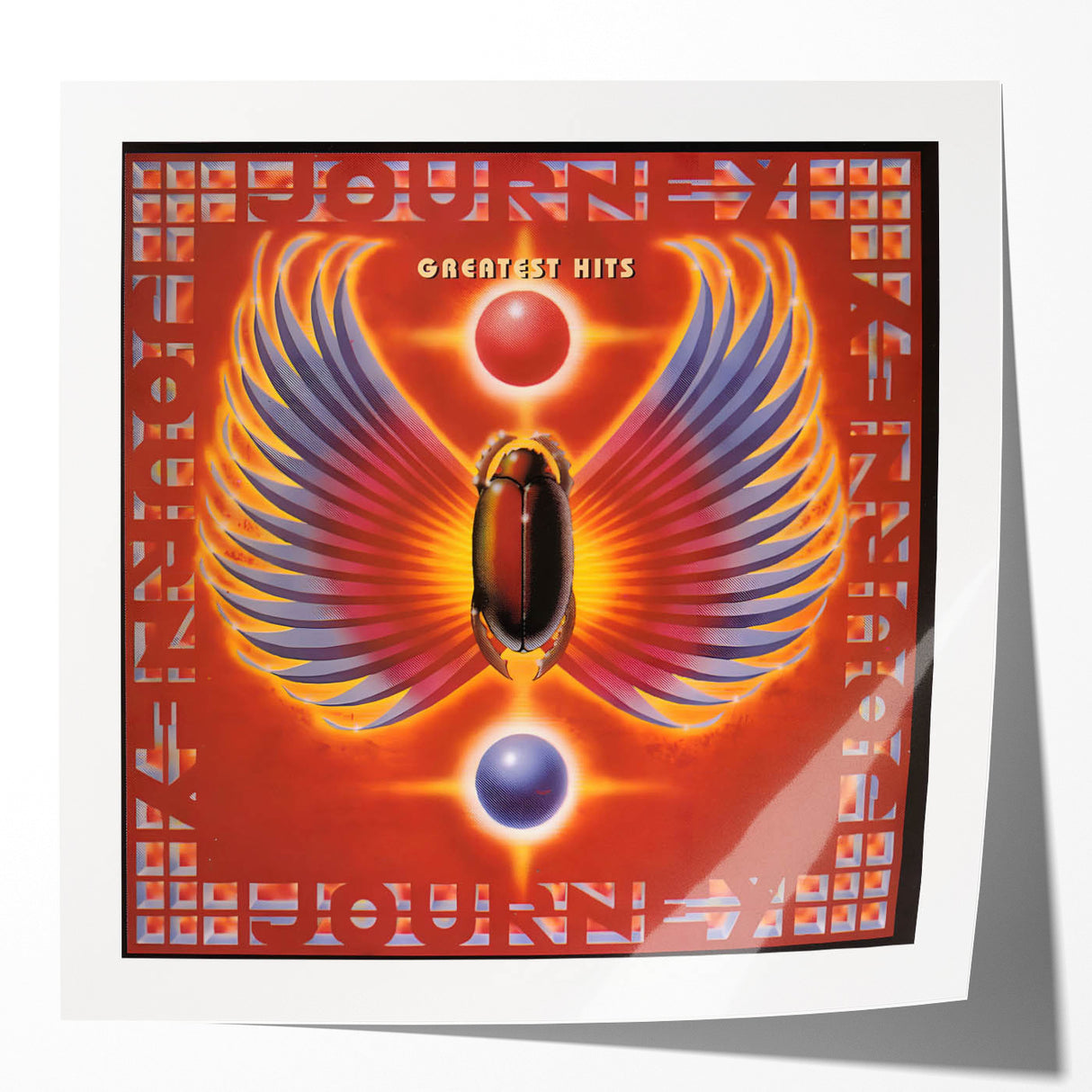 Retro Journey Greatest Hits Poster - Vintage Prints for Wall Art