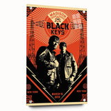 The Black Keys Concert Poster Art – Retro Rock Wall Decor