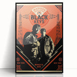 The Black Keys Concert Poster Art – Retro Rock Wall Decor