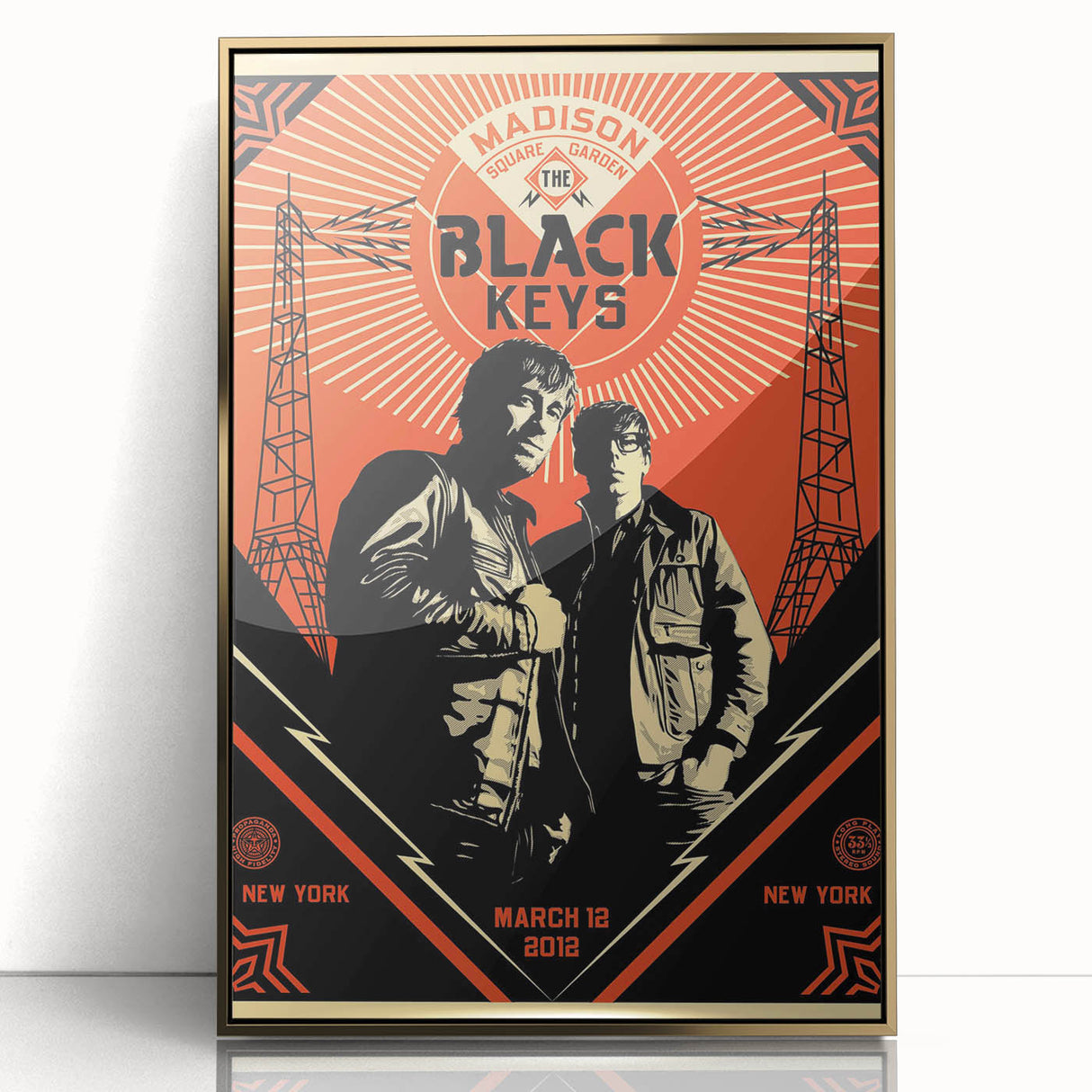 The Black Keys Concert Poster Art – Retro Rock Wall Decor