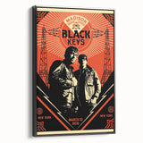The Black Keys Concert Poster Art – Retro Rock Wall Decor