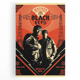 The Black Keys Concert Poster Art – Retro Rock Wall Decor