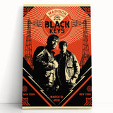 The Black Keys Concert Poster Art – Retro Rock Wall Decor