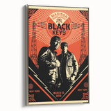 The Black Keys Concert Poster Art – Retro Rock Wall Decor