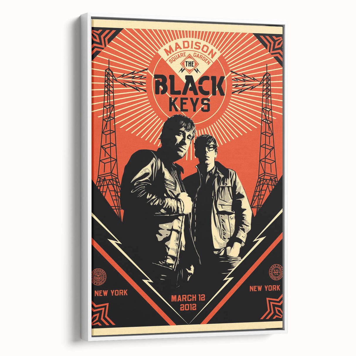 The Black Keys Concert Poster Art – Retro Rock Wall Decor