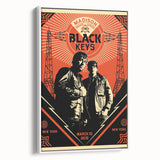 The Black Keys Concert Poster Art – Retro Rock Wall Decor
