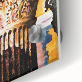 Retro Greece Travel Poster – Vintage Greek Architecture Art