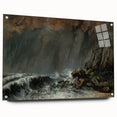 Dramatic Realism Seascape | Marine: The Waterspout by Courbet Print