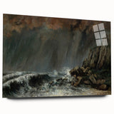 Dramatic Realism Seascape | Marine: The Waterspout by Courbet Print