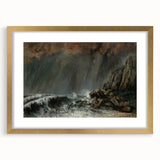 Dramatic Realism Seascape | Marine: The Waterspout by Courbet Print