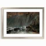 Dramatic Realism Seascape | Marine: The Waterspout by Courbet Print