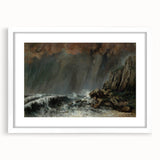 Dramatic Realism Seascape | Marine: The Waterspout by Courbet Print