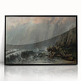 Dramatic Realism Seascape | Marine: The Waterspout by Courbet Print