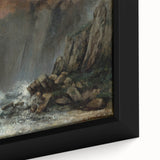 Dramatic Realism Seascape | Marine: The Waterspout by Courbet Print