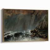 Dramatic Realism Seascape | Marine: The Waterspout by Courbet Print