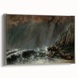 Dramatic Realism Seascape | Marine: The Waterspout by Courbet Print