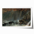Dramatic Realism Seascape | Marine: The Waterspout by Courbet Print