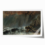 Dramatic Realism Seascape | Marine: The Waterspout by Courbet Print