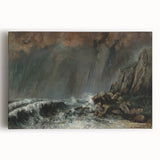 Dramatic Realism Seascape | Marine: The Waterspout by Courbet Print