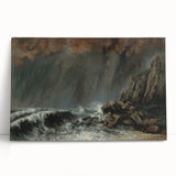 Dramatic Realism Seascape | Marine: The Waterspout by Courbet Print