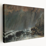 Dramatic Realism Seascape | Marine: The Waterspout by Courbet Print