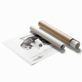 Bathroom Quote Art - Otter Reading Newspaper for Minimalist Decor