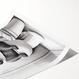 Bathroom Quote Art - Otter Reading Newspaper for Minimalist Decor