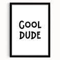 Cool Dude Boys Room Wall Art – Kids Wall Art Prints for Playroom