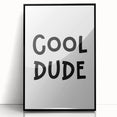 Cool Dude Boys Room Wall Art – Kids Wall Art Prints for Playroom