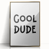 Cool Dude Boys Room Wall Art – Kids Wall Art Prints for Playroom