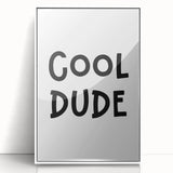Cool Dude Boys Room Wall Art – Kids Wall Art Prints for Playroom