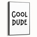 Cool Dude Boys Room Wall Art – Kids Wall Art Prints for Playroom