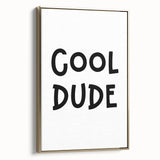 Cool Dude Boys Room Wall Art – Kids Wall Art Prints for Playroom