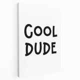 Cool Dude Boys Room Wall Art – Kids Wall Art Prints for Playroom