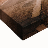 Large art on stretched canvas featuring a black and white landscape painting, ideal for bedroom wall decor.