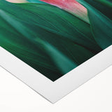 Art deco poster featuring vibrant spring-themed floral design on rolled canvas, suitable for dining room decor.