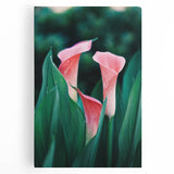 Black and white abstract depiction of spring on large stretched canvas, ideal for kitchen wall art.