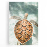 Large black and white abstract design on stretched canvas, suited for kitchen wall art.