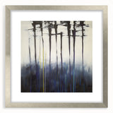 Minimalist Forest Mist – Abstract Canvas & Framed Wall Art