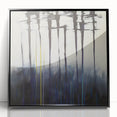 Minimalist Forest Mist – Abstract Canvas & Framed Wall Art