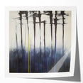 Minimalist Forest Mist – Abstract Canvas & Framed Wall Art