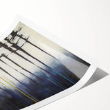 Minimalist Forest Mist – Abstract Canvas & Framed Wall Art